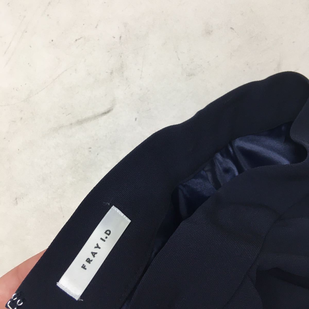送料無料★FRAY I.D★膝下スカート　ロングスカート★ネイビー★サイズ1★フレアースカート #50825sj127_画像5