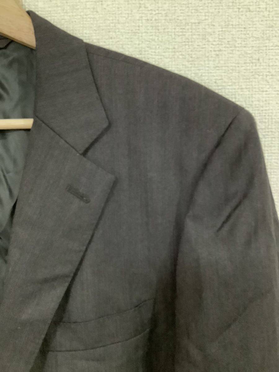 D'URBAN ダーバン ストライプ柄ジャケット スーツ ブラック ウールジャケット セレクト ブランド メンズ 古着の画像3