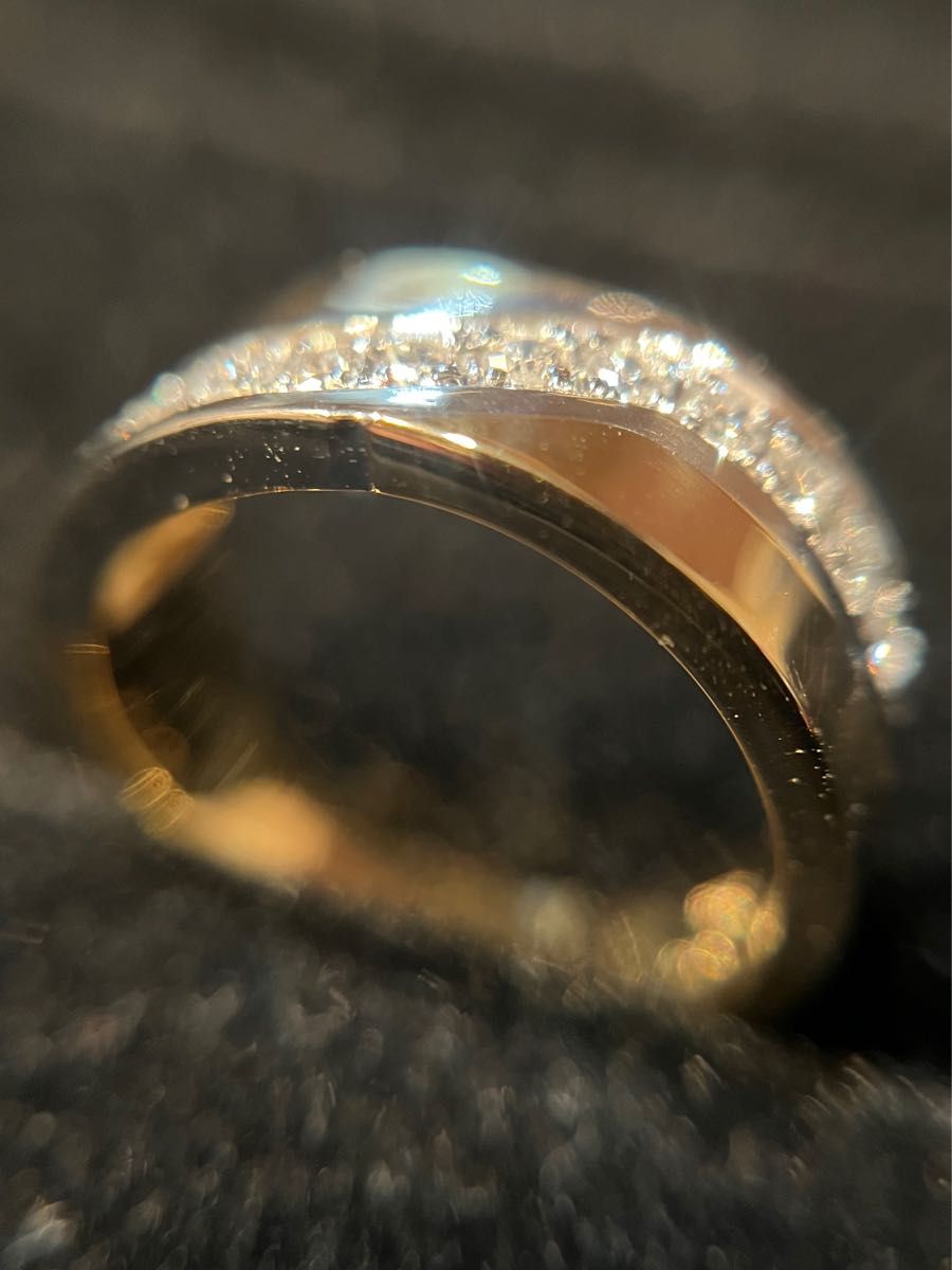 鑑定済み　K18 Pt900  18金　プラチナ　指輪  総重量約6.3g
