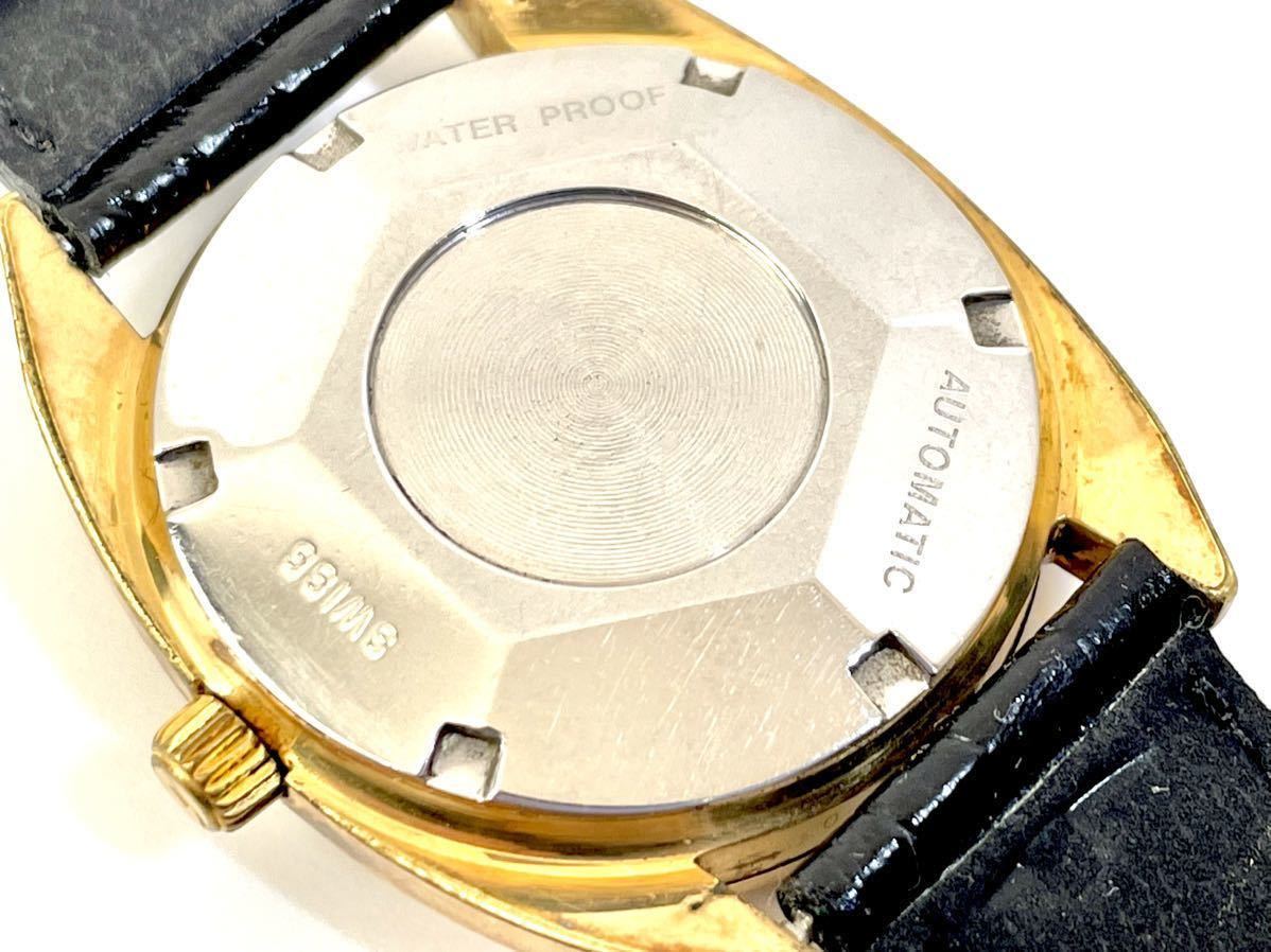 TECHNOS テクノス SkyLight スカイライト AUTOMATIC 自動巻き MENS メンズ SWISSMADE スイス製 アンティーク ヴィンテージ レア レトロ_画像4