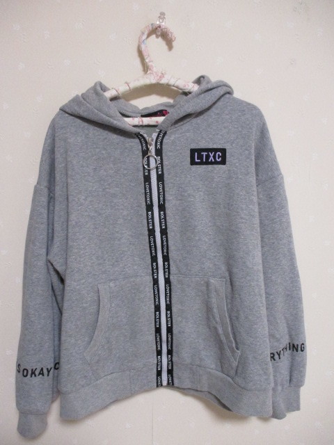 * Lovetoxic * pretty reverse side f lease .. parka *150.* gray 31119