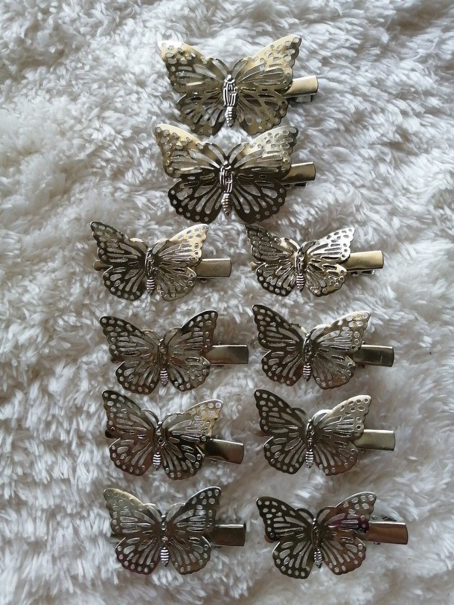 蝶クリップ１０コセット バタフライピン