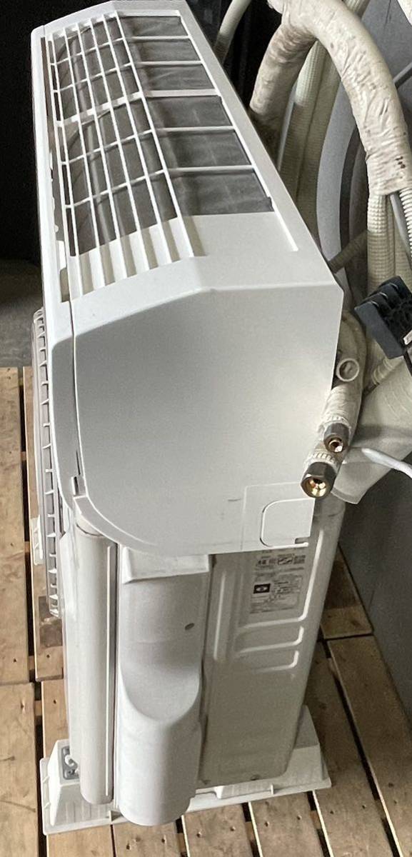 G◇ HITACHI RAS-KD25H（w） 2018年製 汚れ有り 通電確認済 日立 冷暖房 ルームエアコン 白くまくん 8畳用_画像3