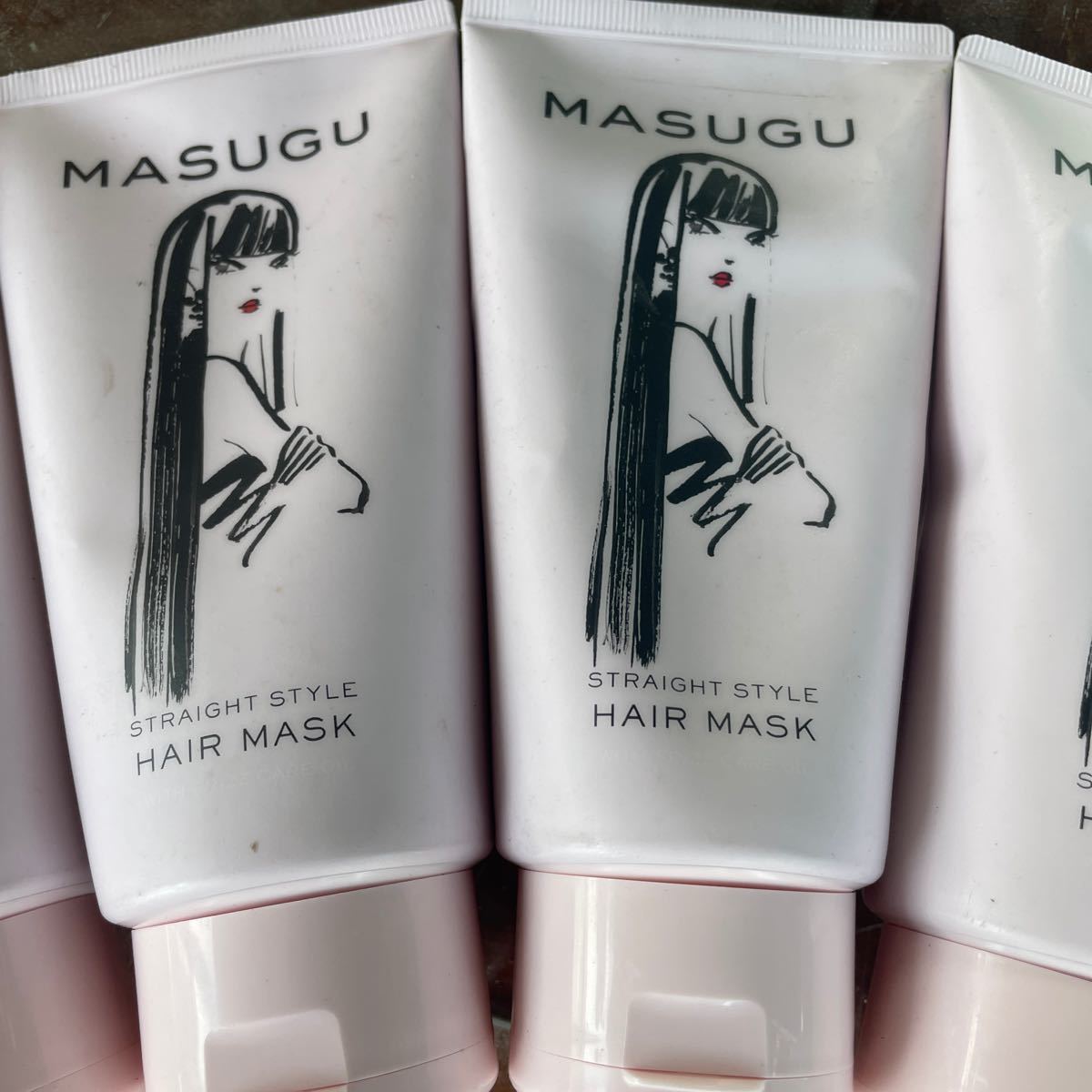 MASUGU (まっすぐ) ストレート スタイル くせ毛 うねり髪 用 ヘアマスク 本体 150g 4本セット_画像2