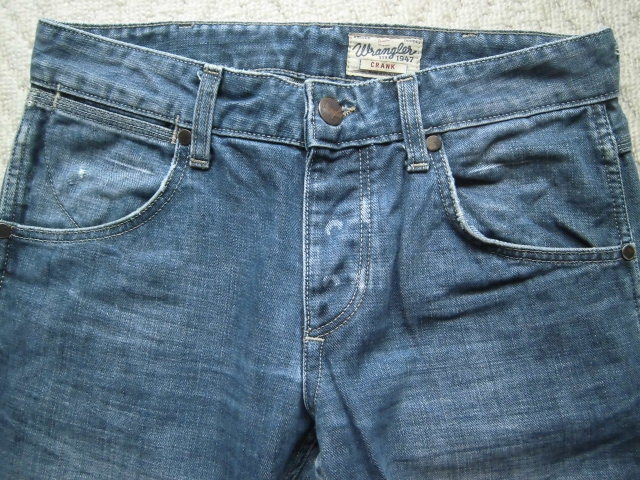 import Wrangler Crank Jeans ラングラー ローライズ ストレート デニム パンツ W32 L32 検索 11MW 13MWの画像4