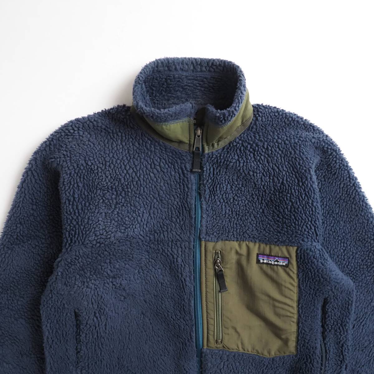 パタゴニア　patagonia　定番　レトロX　パイルジャケット　ネイビー　美品　メンズ_画像2