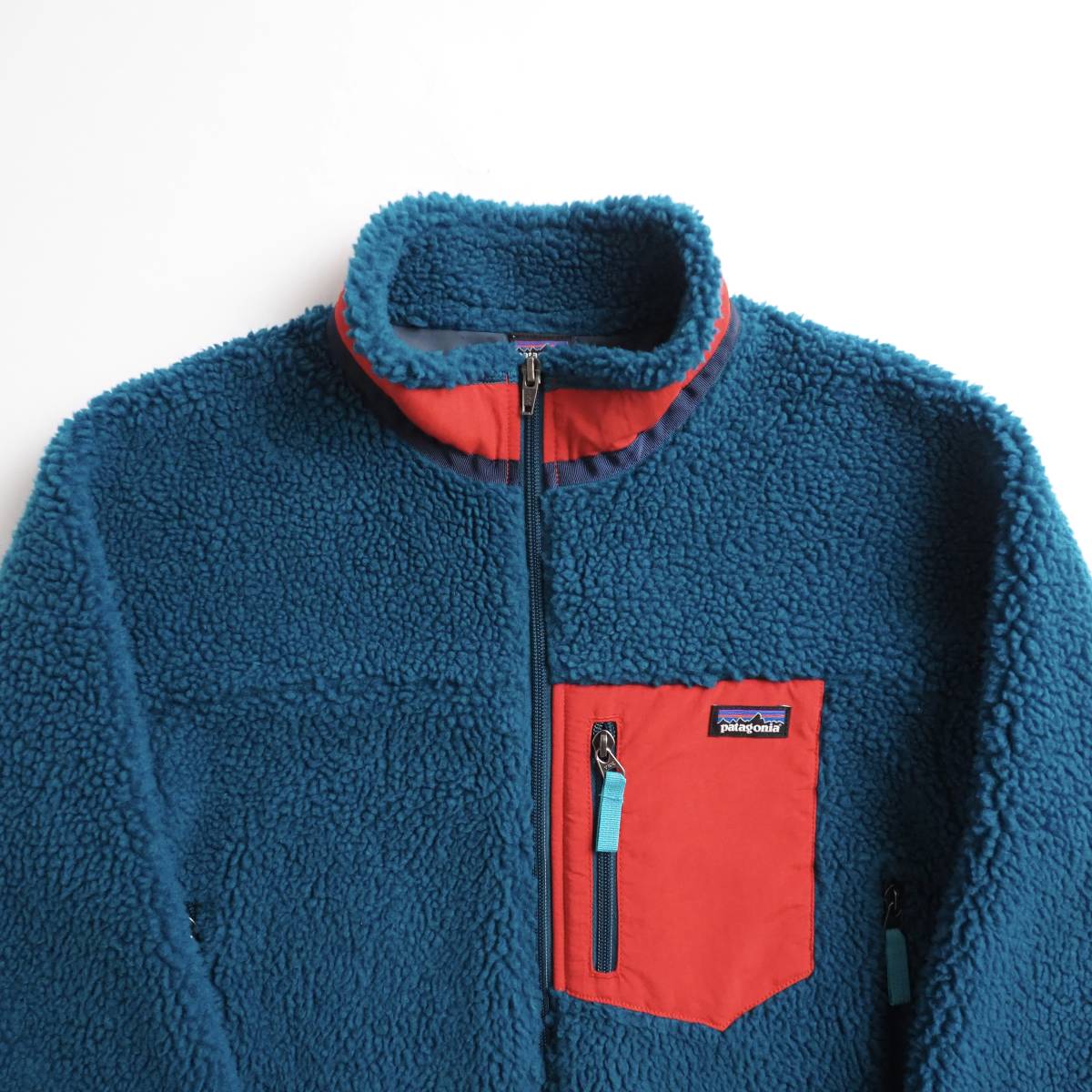 パタゴニア　patagonia　レトロX　パイルジャケット　フリース　ターコイズブルー　美品　メンズ