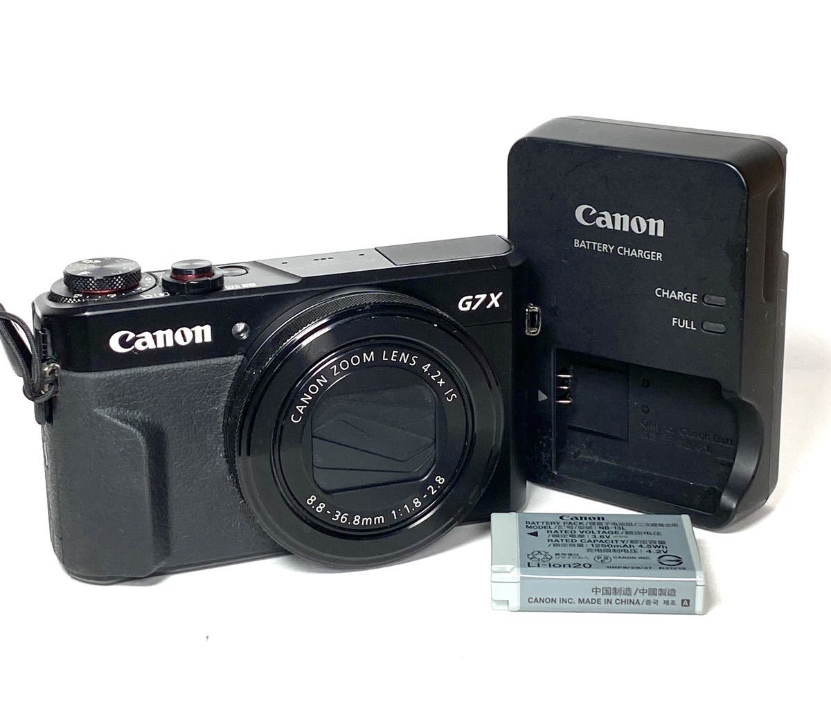 Canon キャノン パワーショット PowerShot G7X Mark II デジタルカメラ ブラック 現状品_画像1