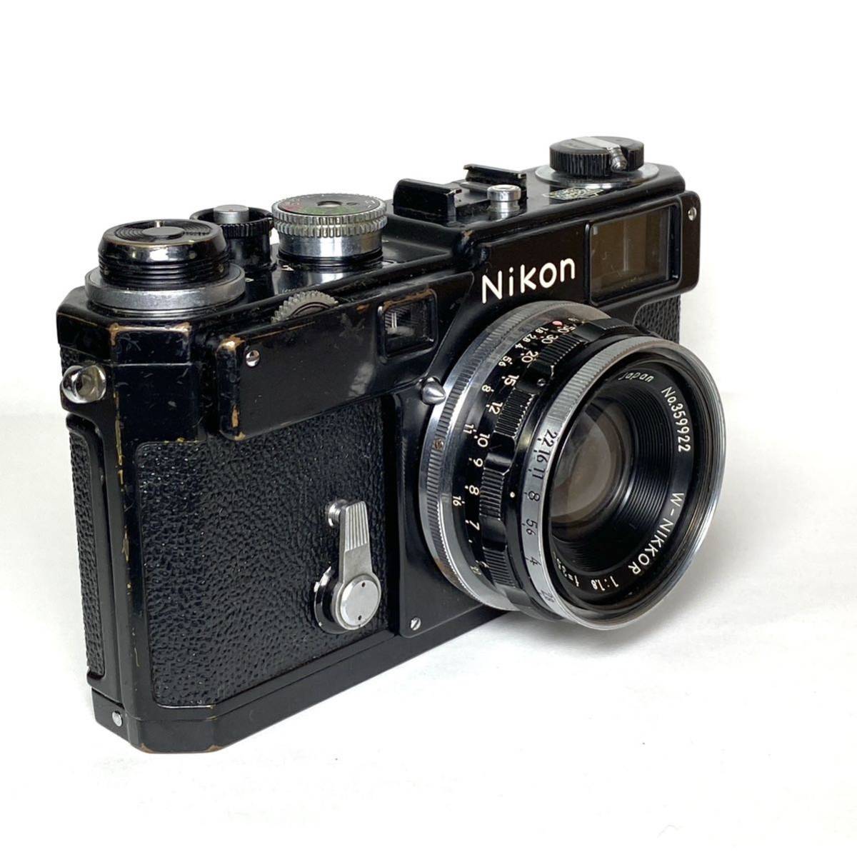 Nikon ニコン レンジファインダー S3 オリンピック ブラック/W-NIKKOR 3.5cm f1.8_画像2