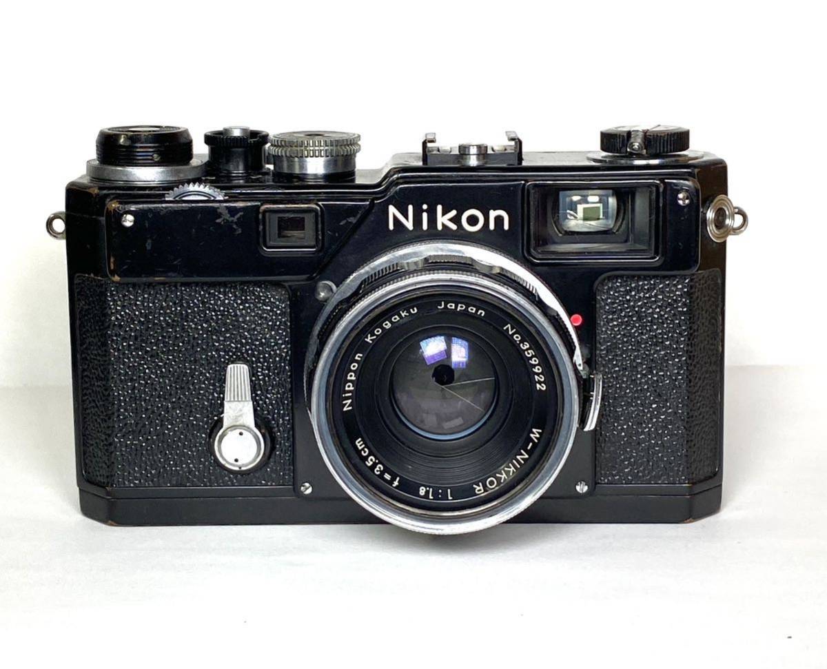 Nikon ニコン レンジファインダー S3 オリンピック ブラック/W-NIKKOR 3.5cm f1.8_画像1