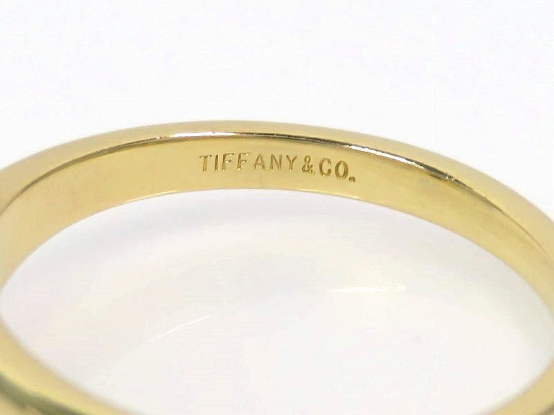 TIFFANY&Co ティファニー 750 サファイア リング イエローゴールドの画像4