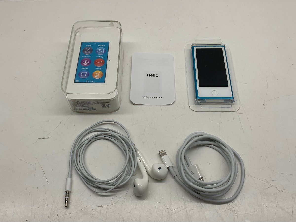 【未使用品】Apple アップル 第7世代 iPod アイポッド nano ナノ 16GB 本体 廃盤 MD477J/A A1446_画像2