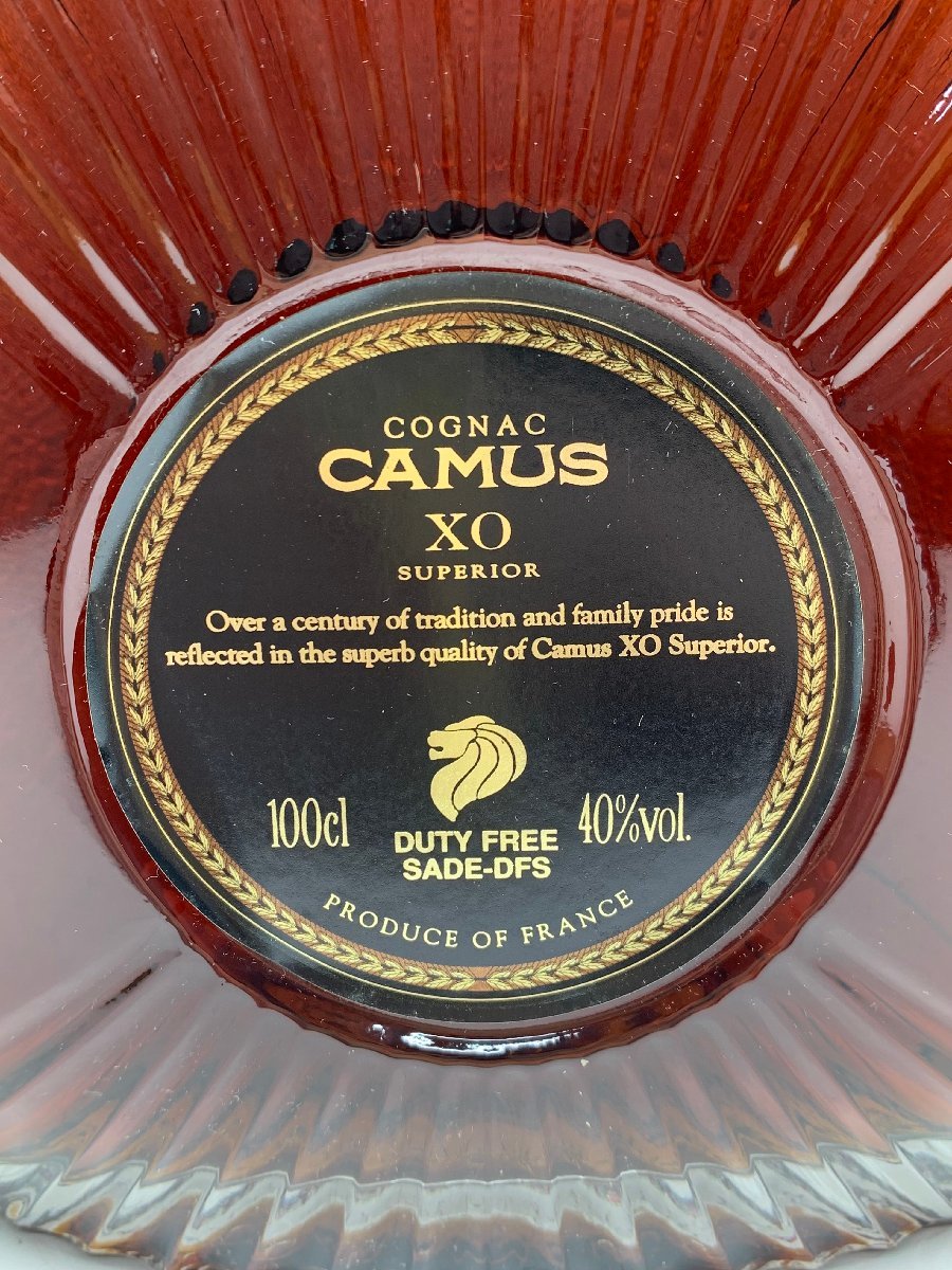 【未開栓】CAMUS XO SUPERIOR カミュ XO スペリオール コニャック ブランデー 1L　40％　古酒_画像5