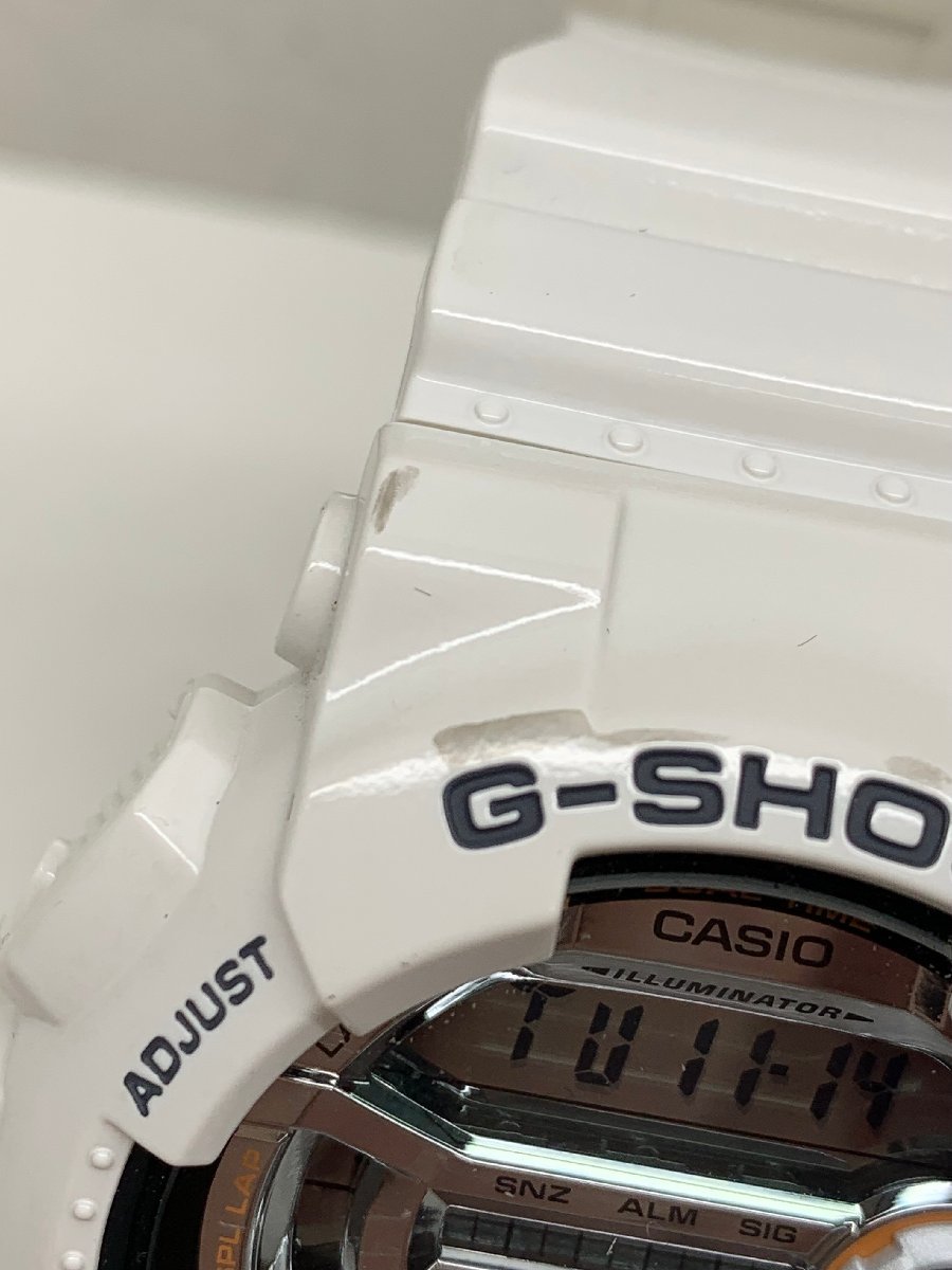 【稼働品】CASIO カシオ G-SHOCK Gショック ホワイト GD-110-7JF 腕時計 箱、取説付き_画像2