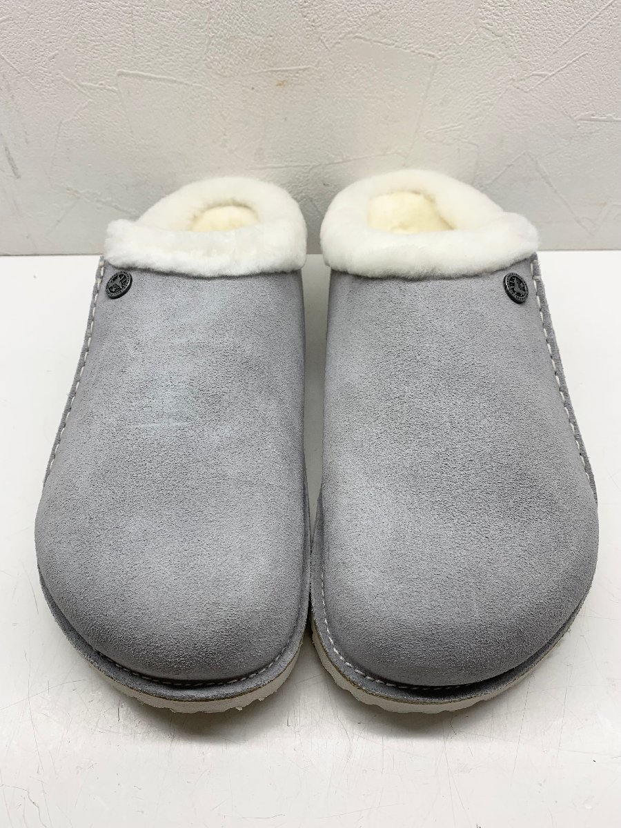 【未使用品】BIRKENSTOCK ビルケンシュトック ルームシューズ ツェルマットプレミアムシアリング 42 27cm　ストーンコイン_画像3