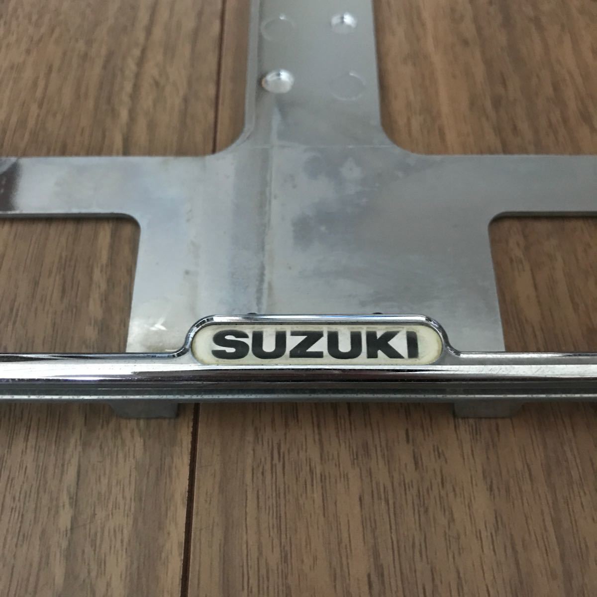 スズキ純正 SUZUKI ナンバーフレーム 前後セット ワゴンR ジムニー スイフト等 全車種に_画像3