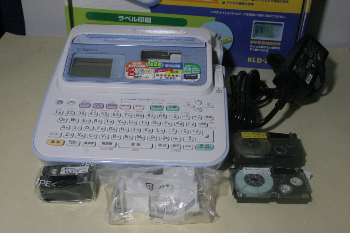 CASIO/カシオ KLD-200 ネームランド【動作OK】_画像3