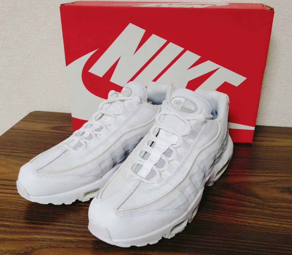 【タグ付新品】★エアマックス95 エッセンシャル★AIR MAX 95 SE★27㎝★WHITE★白CT1268 100_画像1