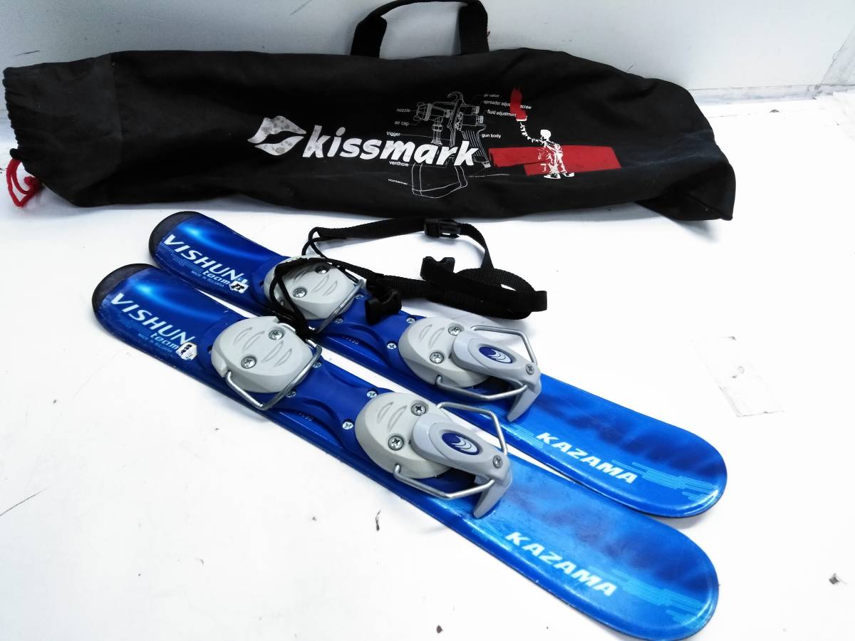 KAZAMA VISHUN 62cm ショートスキー スキーボード ファンスキー 子供/キッズ ケース付き [11-33E] @100_画像1