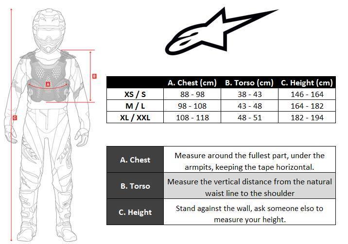 [Alpinestars] アルパインスターズ バイオニックアクション チェストプロテクター（M/Lサイズ 黒/赤）_画像3