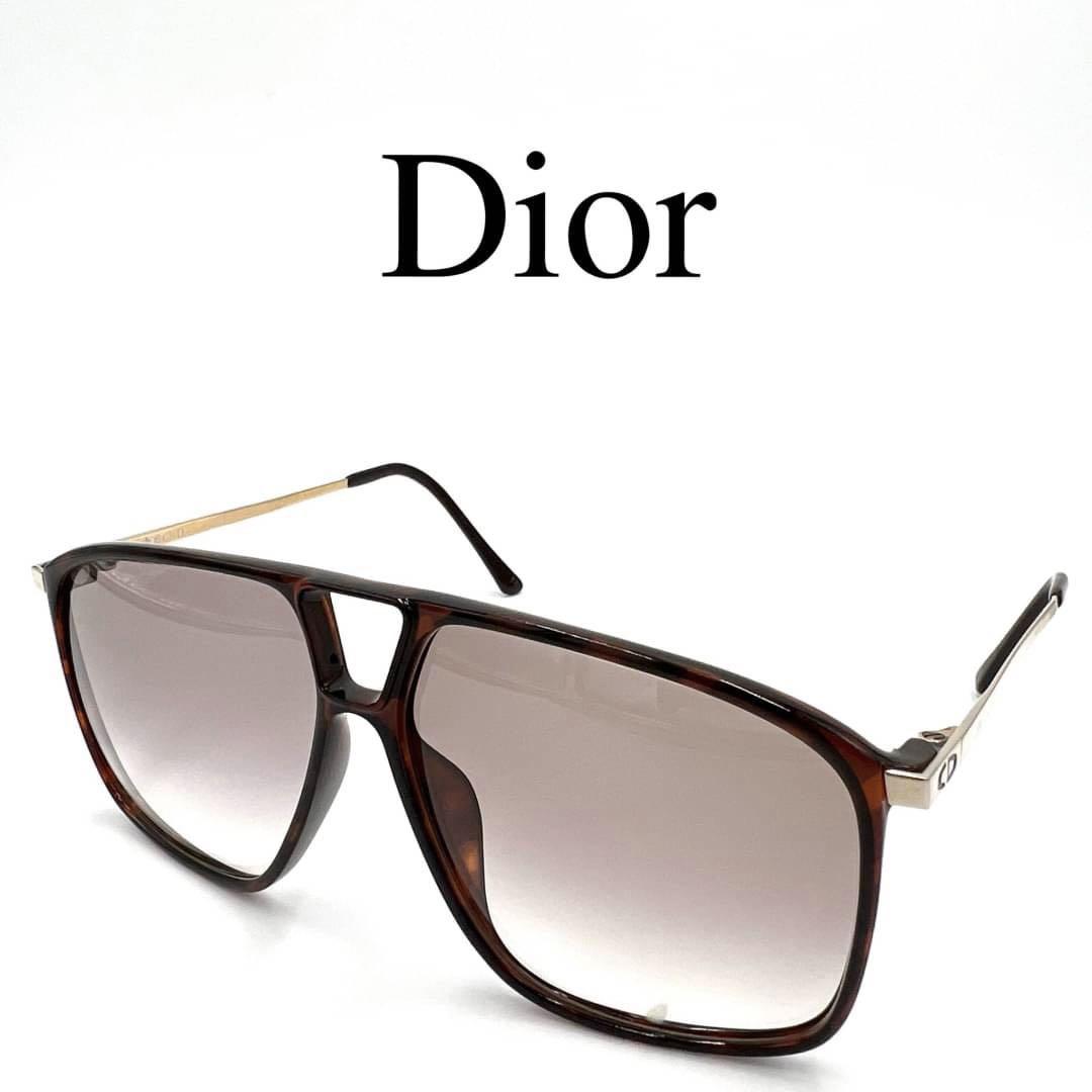 希少 Christian Dior ディオール サングラス 2282A 保存袋付_画像1