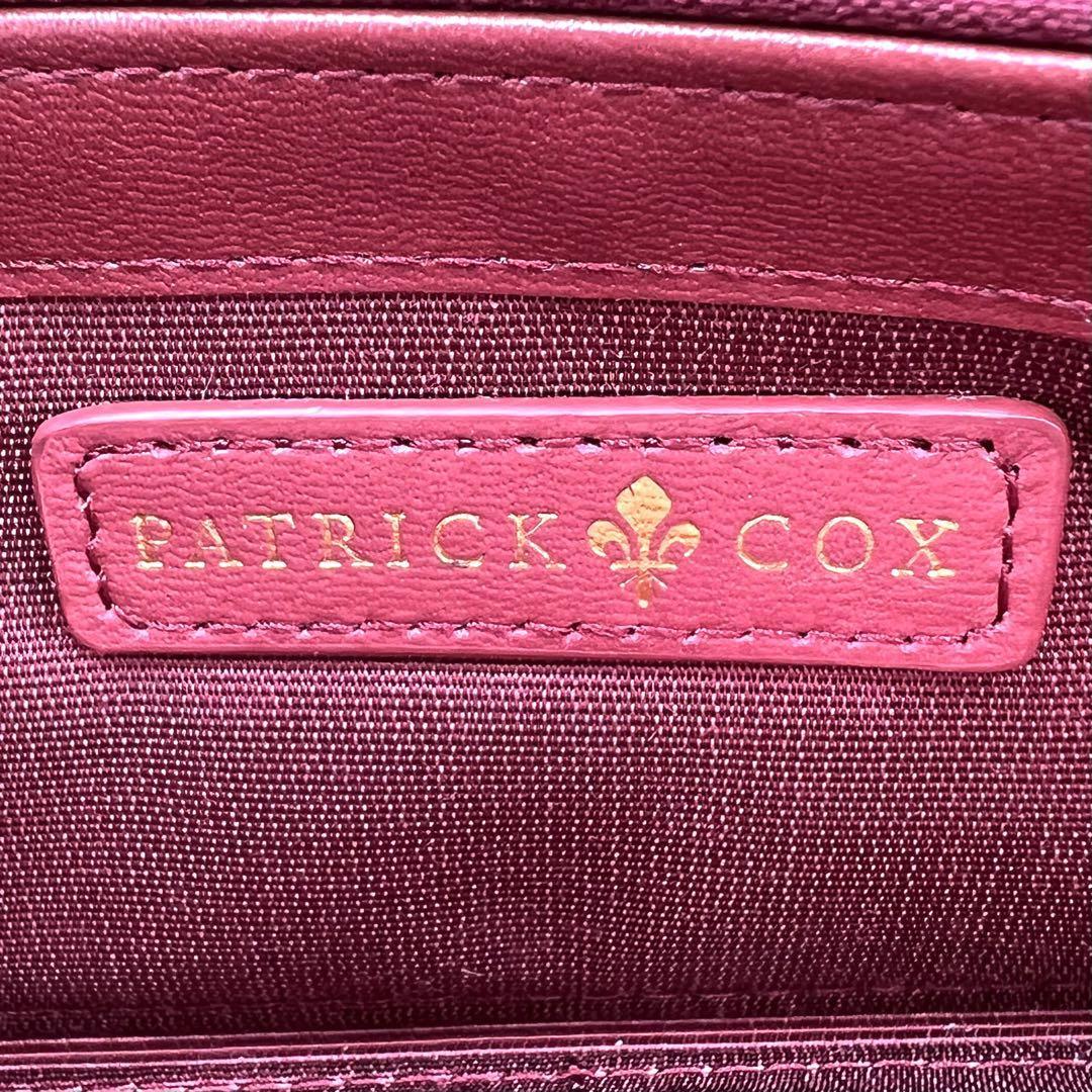 PATRICK COX パトリックコックス 長財布 がま口 エナメル 総柄_画像10