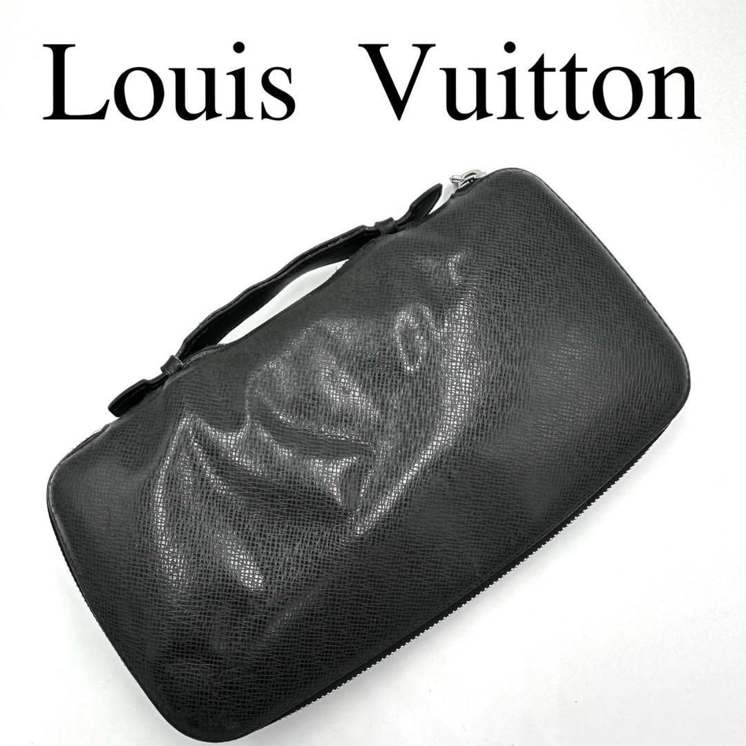 Louis Vuitton ルイヴィトン オーガナイザー タイガ ロゴ金具