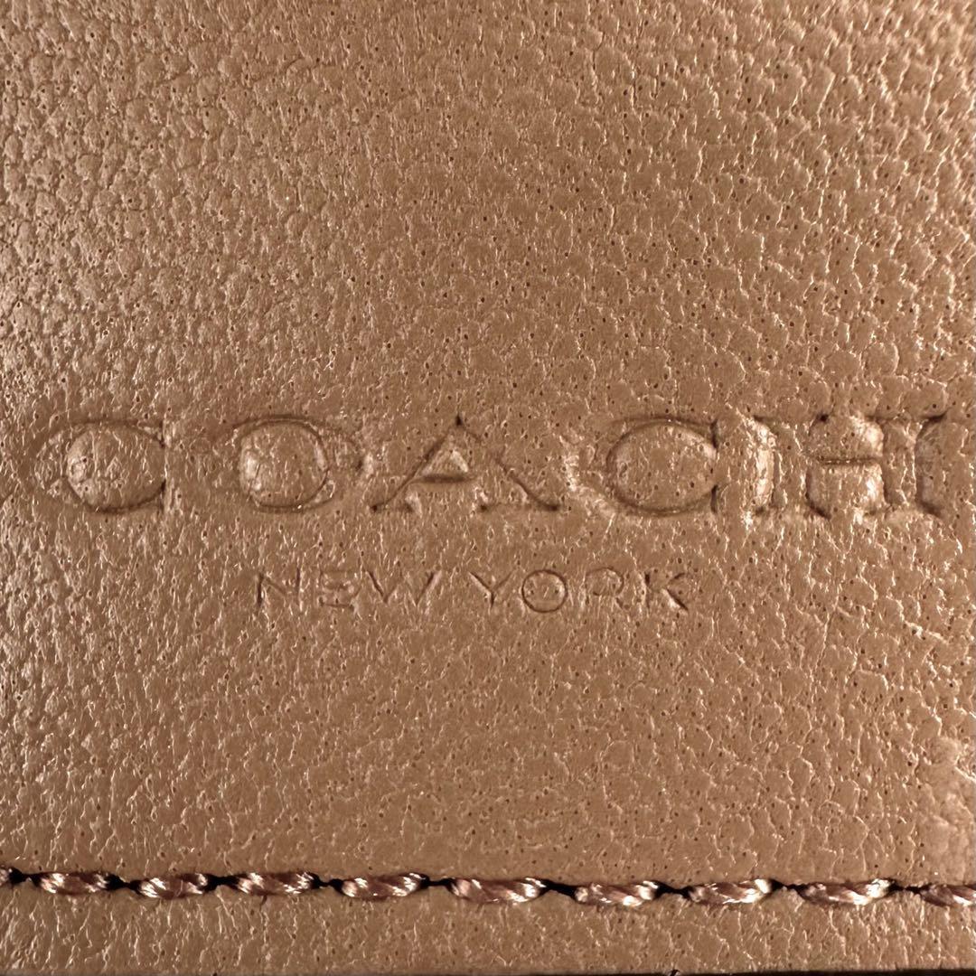 COACH コーチ 折り財布 シグネチャー L字ファスナー ワンポイントロゴ_画像10