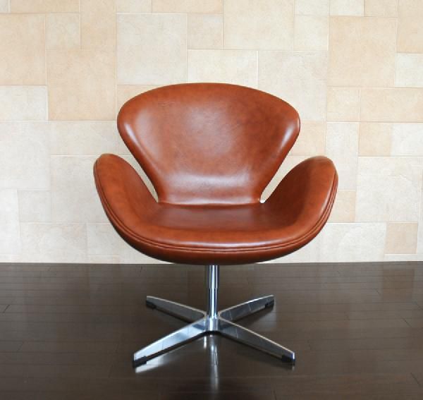 s one стул кожа specification цвет * Brown a Rene * Jacobsen произведение swan chair дизайнерский мебель swanchair