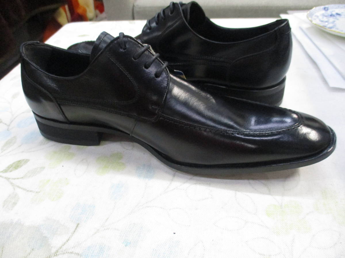 メンズ革靴 黒 ＰＥＲＳＯＮ’Ｓ ＦＯＲ ＭＥＮ サイズ25.5EEE 日本製 未使用 定価14,490(税込み) 検 ファッション 男性用の画像3