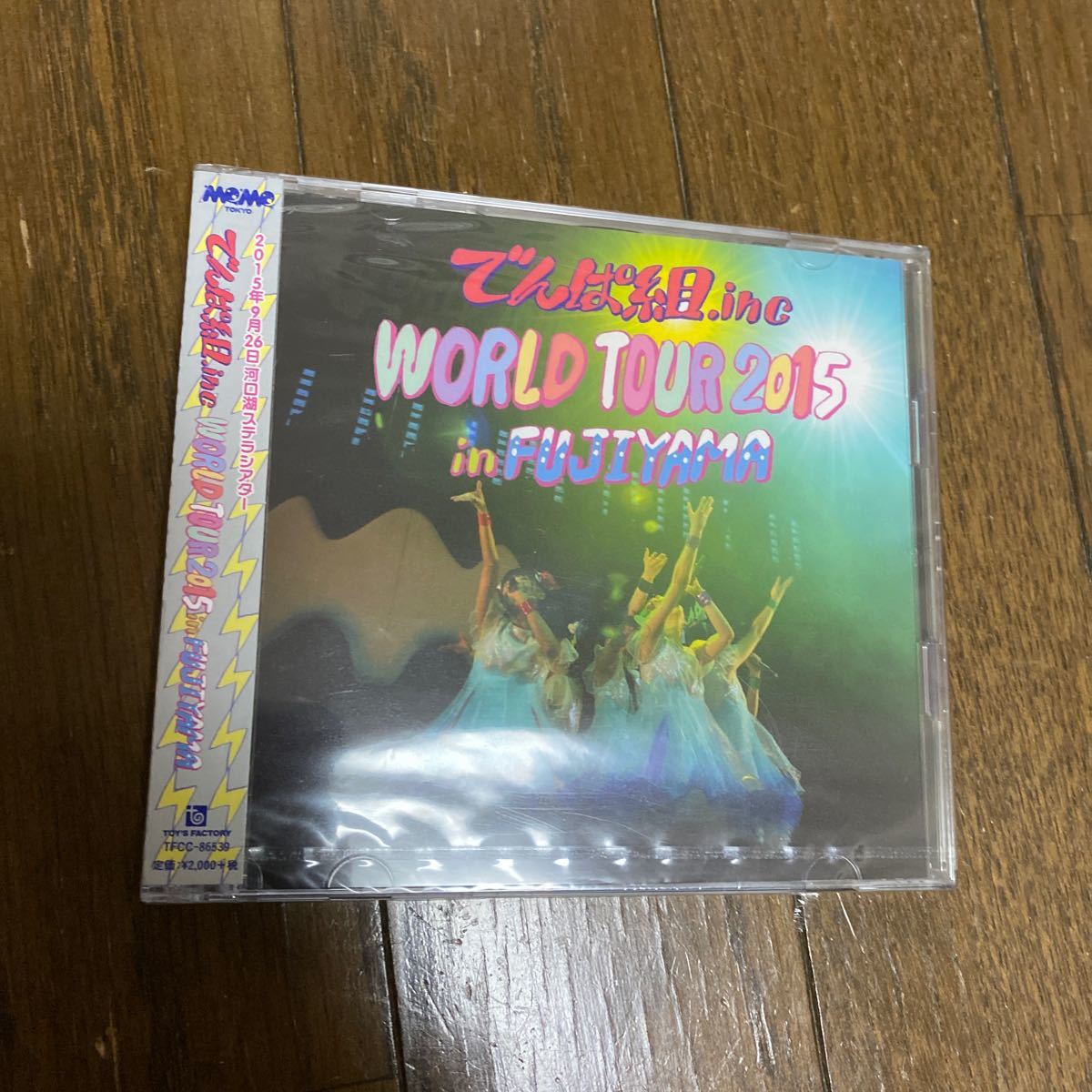 未開封品　デッドストック　倉庫保管品　CD でんぱ組.inc WORLD TOUR 2015 in FUJIYAMA TFCC86539 河口湖ステラシアター_画像3