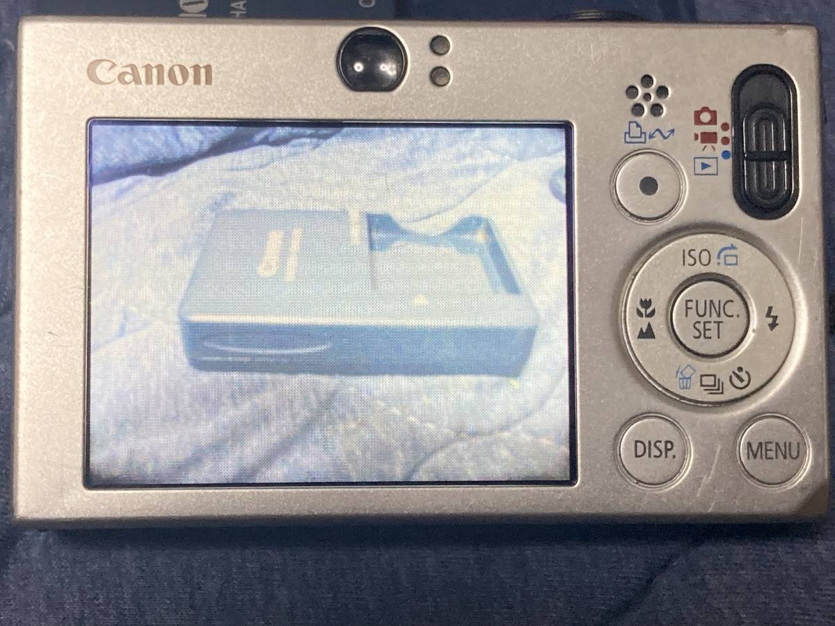 Canon IXY DIGITAL 10 PC1228 コンパクト デジタルカメラ シルバー バッテリーチャージャー キヤノン 動作確認済み デジカメ_画像4