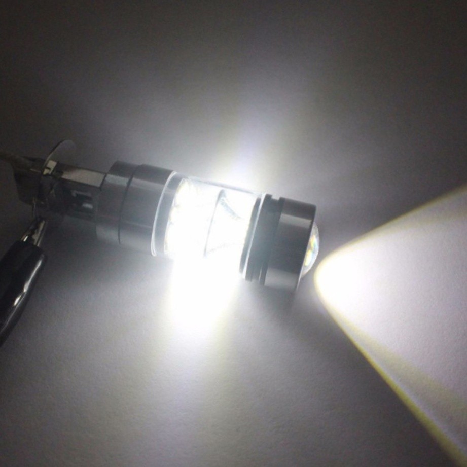 ◆送料無料◆ プロジェクター H3 6000K 12V LEDバルブ 100W LEDフォグランプ 20SMD ホワイト LEDフォグ 白 ホワイト_画像6