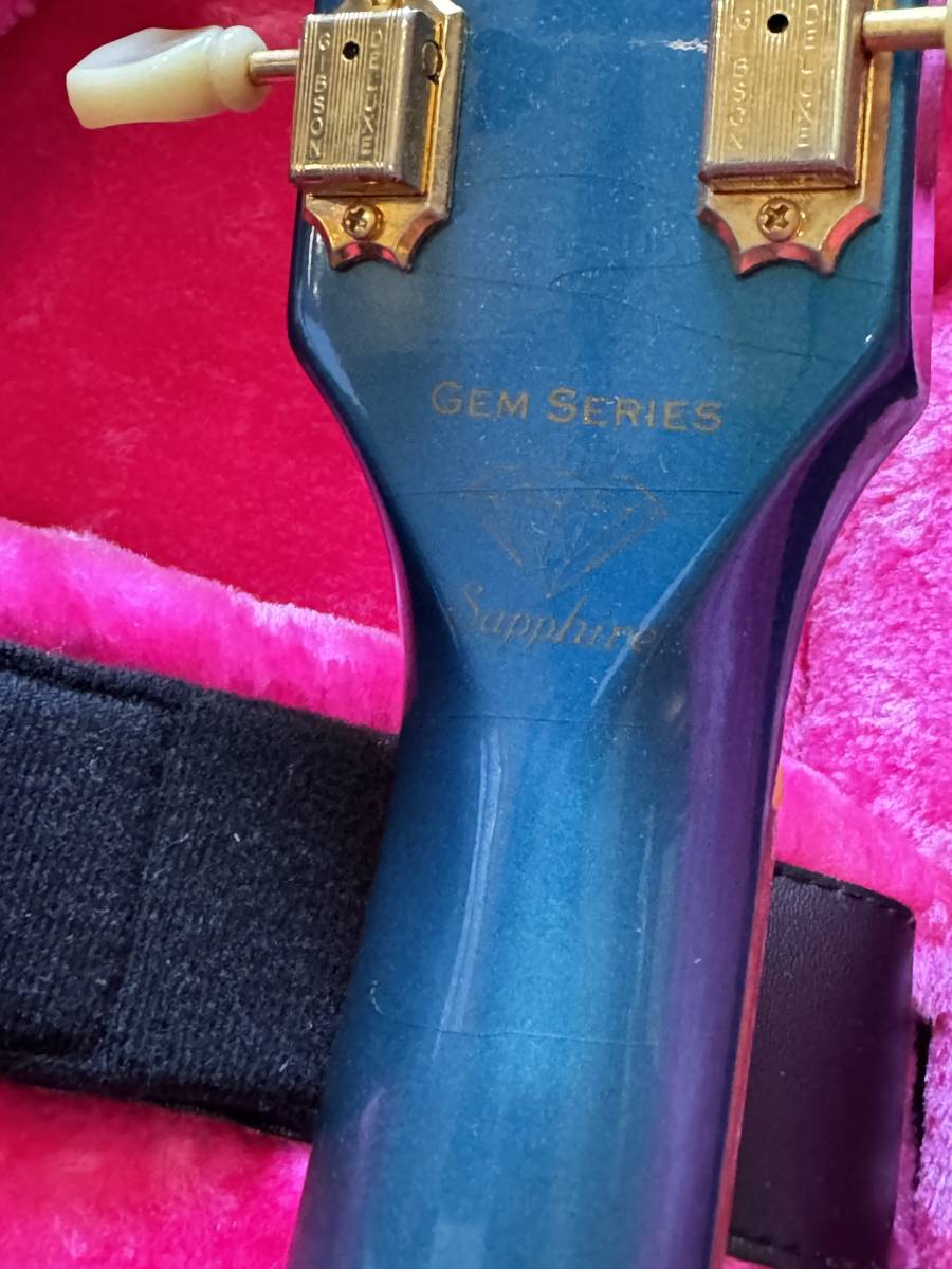 【奇跡のネック折れ無し再び！】Gibson Les Paul Studio 限定生産 GEMシリーズ サファイアブルー 1997年製　短期出品_画像3