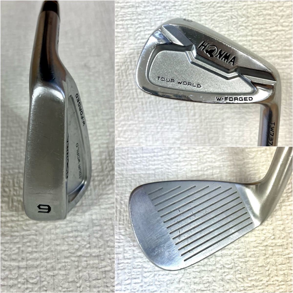 【訳ありのため激安出品！】 HONMA TOUR WORLD TW737Vn 6本セット_画像7