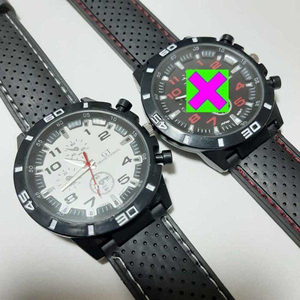 新品　未使用　メンズ　腕時計　ミリタリー　モータースポーツをイメージした精悍なデザイン　時計　アーミーウォッチ　本体直径：4.4cm_画像4
