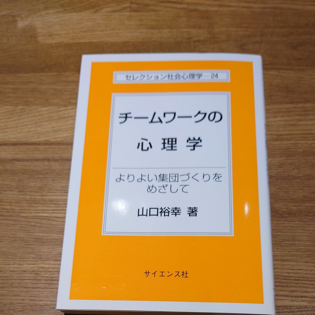 チームワークの心理学　よりよい集団づくりをめざして （セレクション社会心理学　２４） 山口裕幸／著