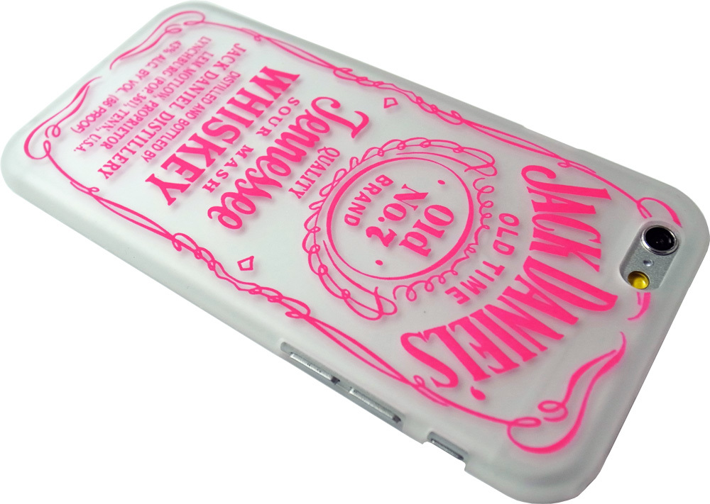  last special price one coin 500 jpy SALE Jack Daniel iPhone6/6s case iPhone6plus clear case pink whisky 