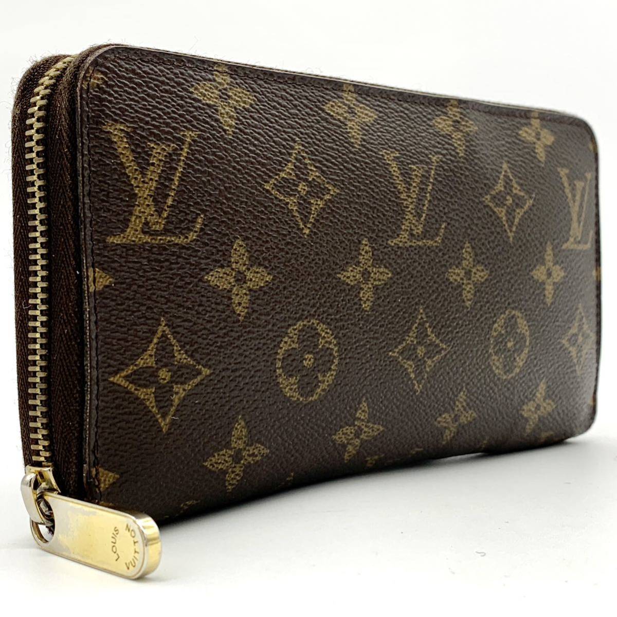 【極美品】LOUIS VUITTON ルイヴィトン 長財布 ジッピーウォレット モノグラム 小銭入れ ラウンドファスナー ジップ 1円 メンズ レディース_画像1