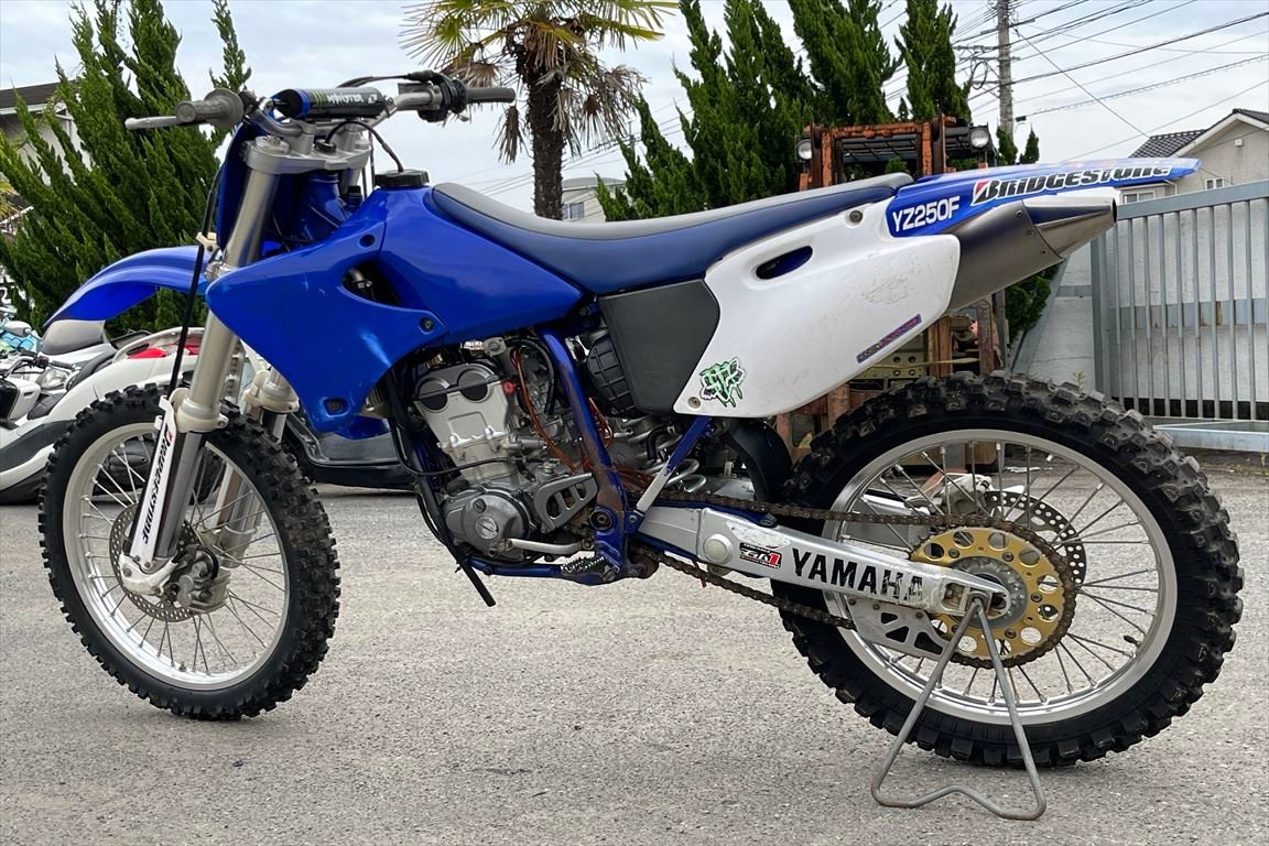 YZ250F 売り切り！１円スタート！書類無！CG10C！エンジン始動確認済！ノーマル！キャブ車！レーサー！コンペ車両！全国配送可能！福岡佐賀_画像7