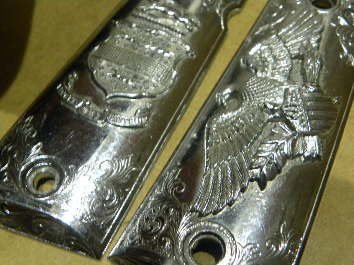 WA SCW 1911 ガバメント 系共通 フルサイズ 金属製 グリップ WA SCW 1911 ガバメント 系共通 フルサイズ 金属製 グリップ