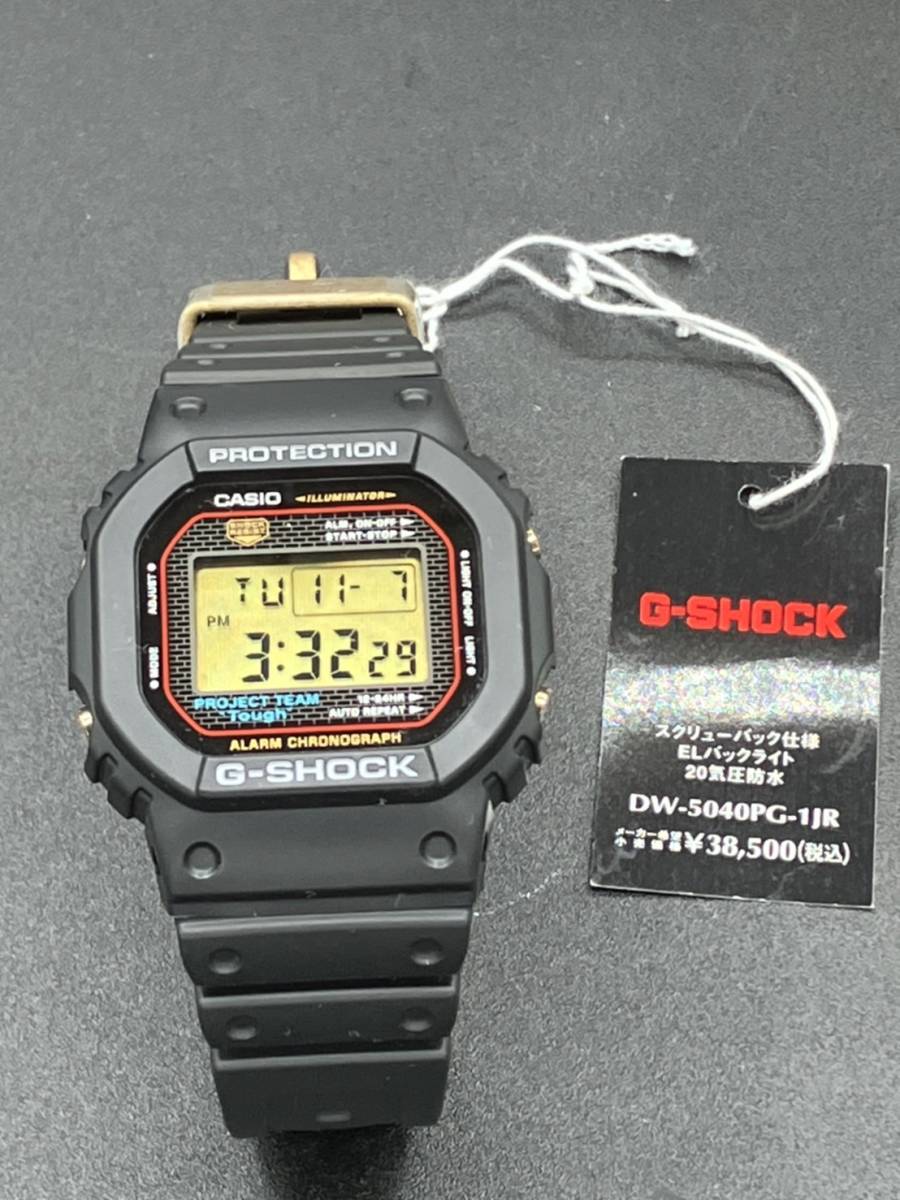 未使用 付属品コンプ カシオ G-SHOCK Gショック 40周年記念 RECRYSTALLIZED DW-5040PG-1JR 5000 SERIES 40th Anniversary_画像3