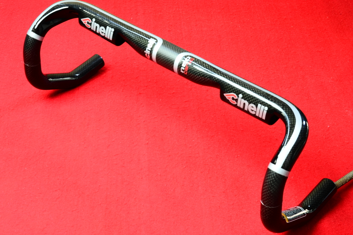 新品★Cinelli★チネリ◆NEO CARBO★T700 HMモノコックカーボン★ネオ カーボ★軽量★アナトミック★フルカーボン★400mm★40cm★ E7_画像1