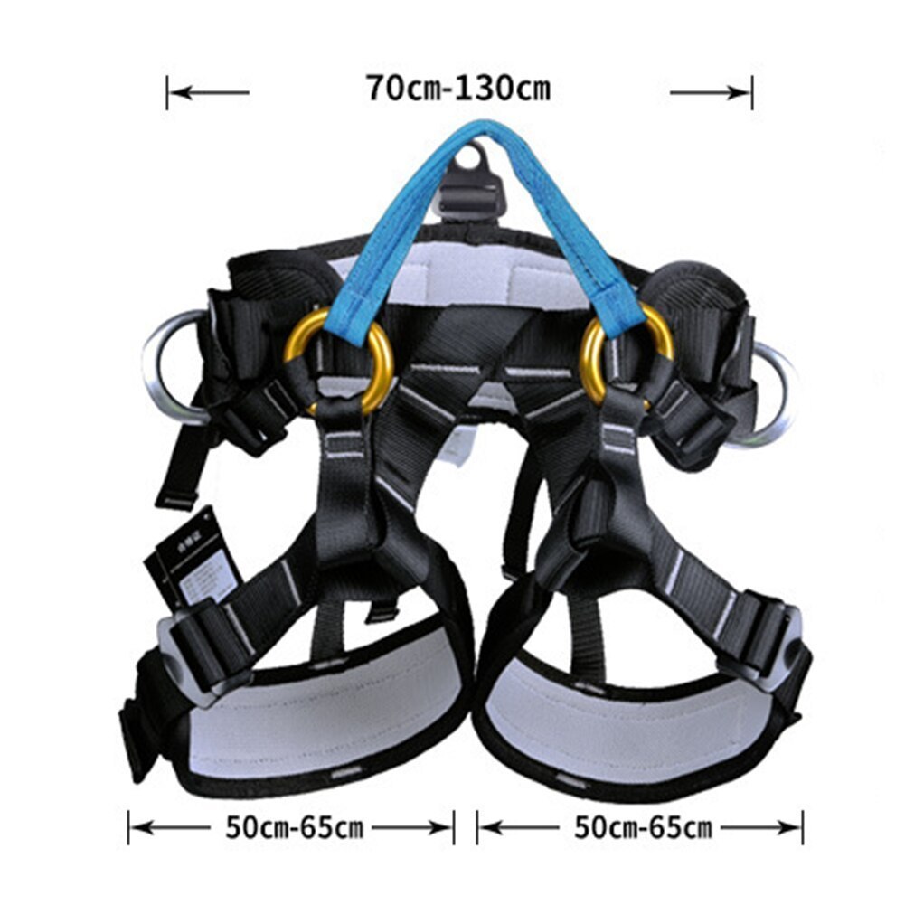 ロッククライミング 屋外 拡張トレーニング 空中ハーフボディ安全ベルト ハーネス保護用品