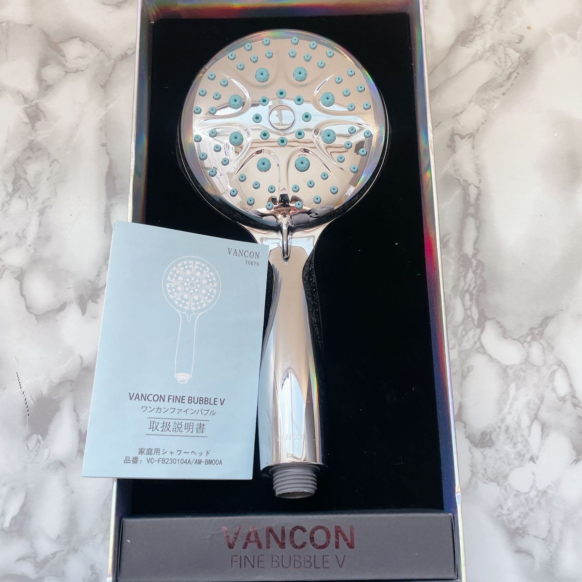 VANCON FINE BUBBLE V バンコン シャワーヘッド 0.001mm マイクロナノバブル ファインバブル