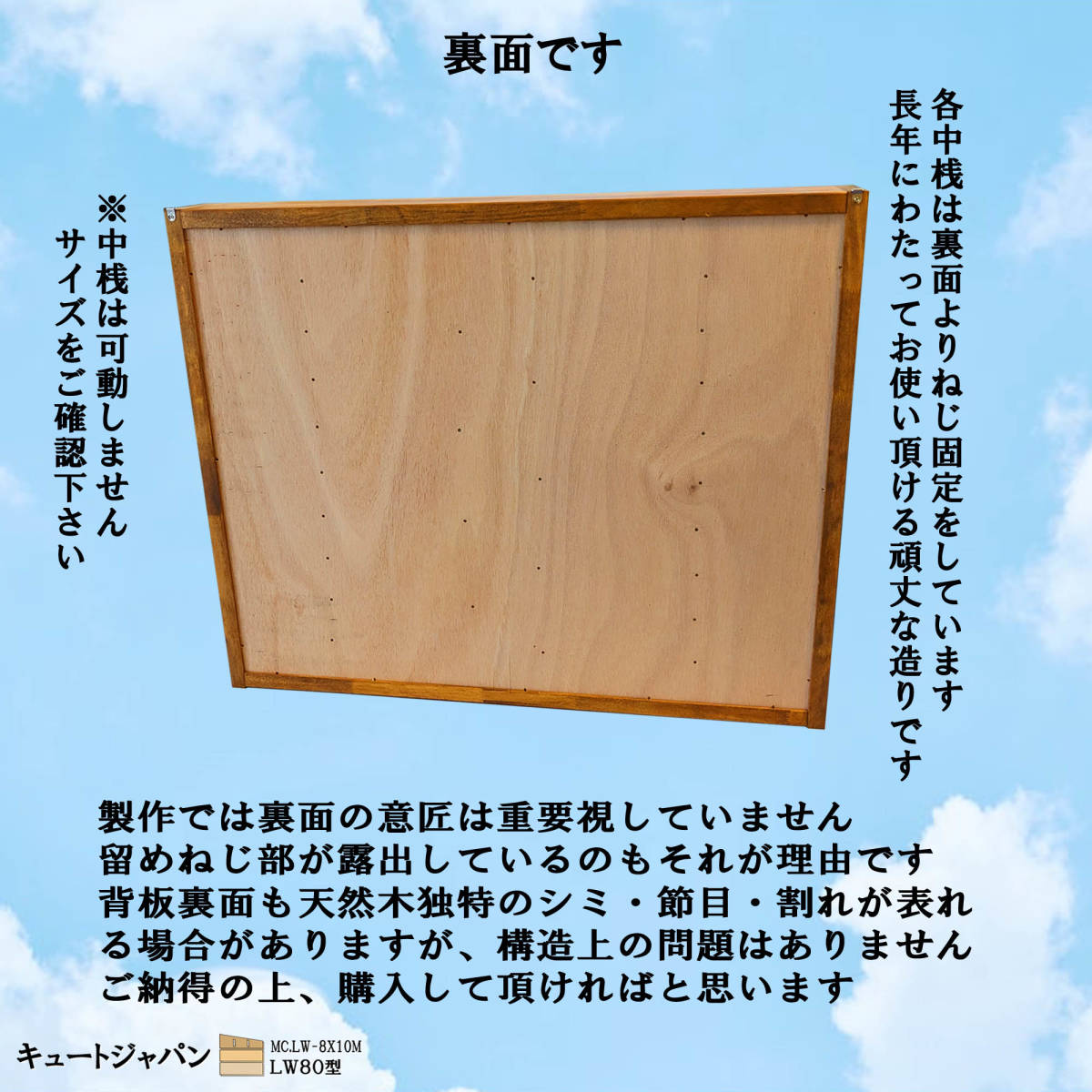 １６０台収納 ミニカーケース アクリル障子付 マホガニ色塗装 日本製 トミカケース トミカコレクション ディスプレイ 棚【送料無料】_画像10