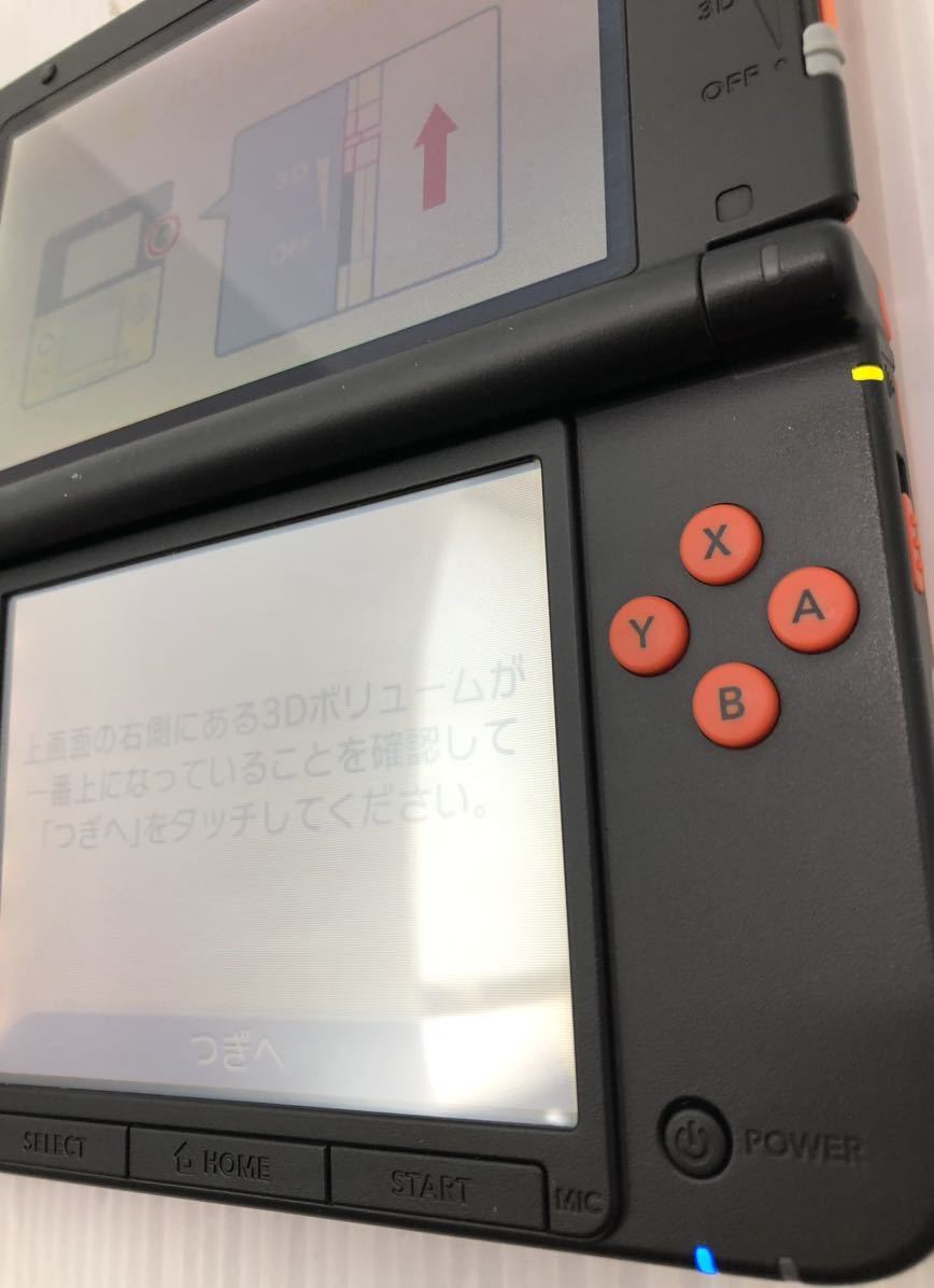 【限定カラー】任天堂 ニンテンドー3DS LL 本体 SPR-001 オレンジ×ブラック 動作良好 Nintendo スリーディーエス エルエル_画像3