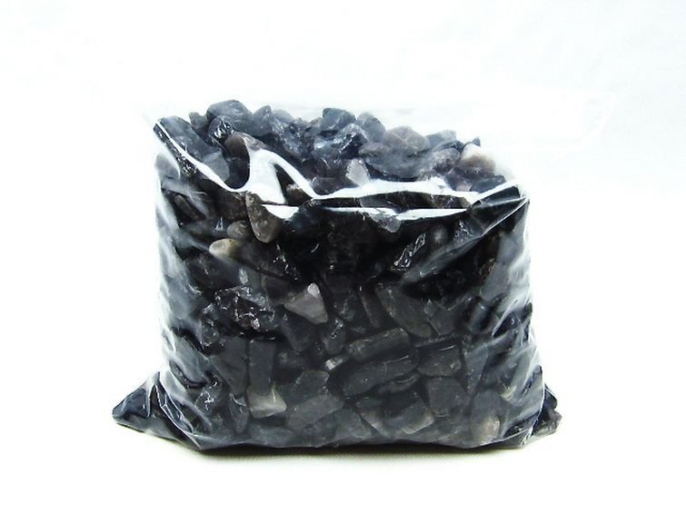 誠安◆極品天然AAAモリオン 純天然 黒水晶 さざれサイズ：中[T717-2]_画像3