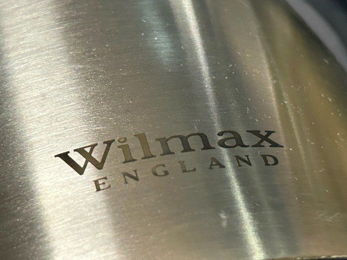 ◇英国製　美しく優れたデザイン性【Wilmax England ウイルマックス　ステンレスポット　2組】食卓にも、キャンプにも。N10332_画像7