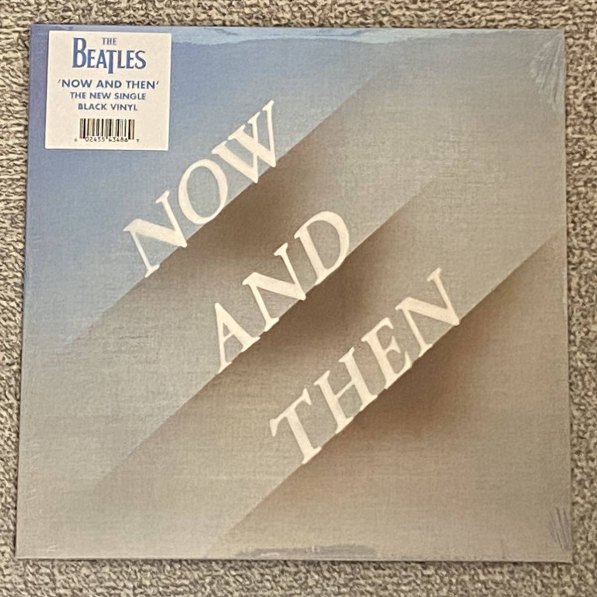★★THE LAST BEATLES SONG NOW AND THEN★SPOTIFY FANS FIRST 10inch EDITION★10インチ・ブラック・ヴァージョン 輸入盤 新品未開封★★_画像1